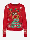 Vero Moda New Frosty Deer Sweater