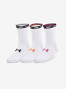 Under Armour UA Essential Nv Mid Crew Set of 3 pairs of socks