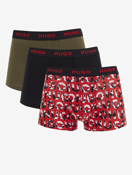 HUGO Triplet Design Boxers 3 Piece