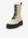 Scotch & Soda Aubri Mid Boot Off White Croco Ankle boots