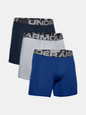 Under Armour UA Charged Cotton 6in Boxers 3 Piece