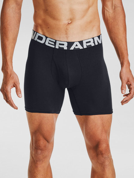 Under Armour UA Charged Cotton 6in Boxers 3 Piece