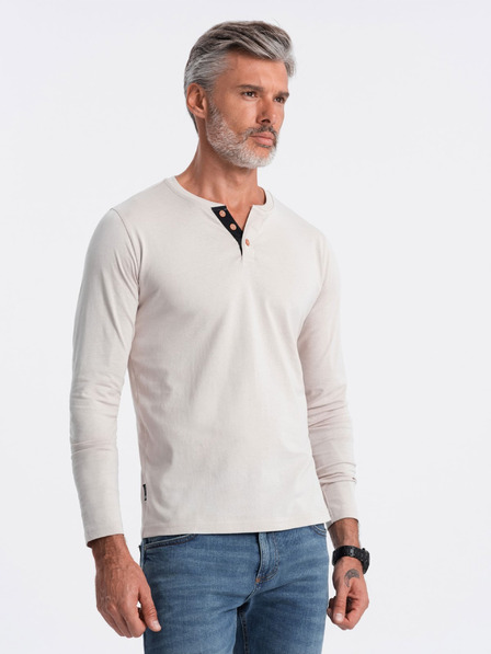 Ombre Clothing Henley T-shirt