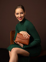 Vuch Leyra Brown Handbag