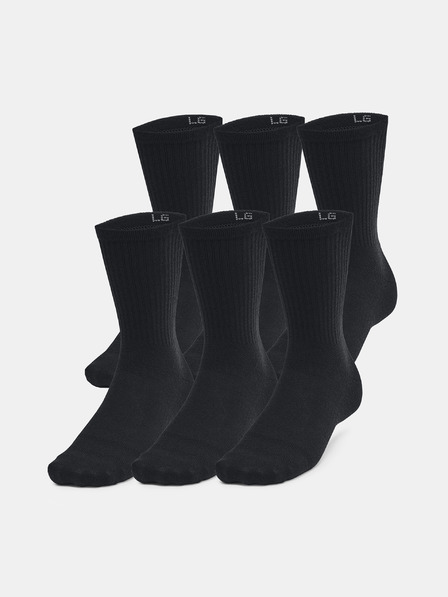 Under Armour UA Essential 6pk Crew Socks 6 pairs