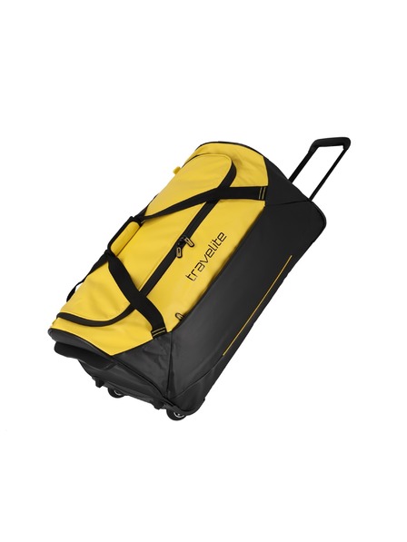 Travelite Basics Trolley Travel Bag Black/yellow bag