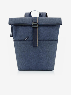 Reisenthel Rolltop Herringbone Dark Blue Backpack