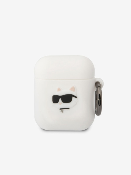 Karl Lagerfeld Airpods 1/2 White Case