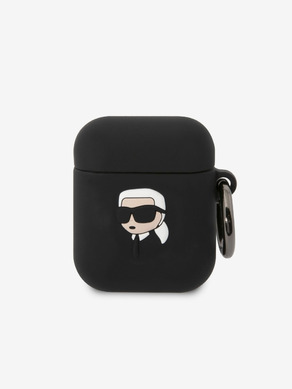 Karl Lagerfeld AirPods 1/2 Black Case