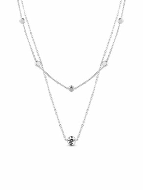 Vuch Elista Silver Necklace