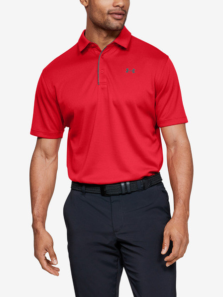 Under Armour Polo sportiva rossa Under Armour Tech Polo