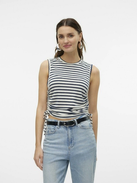 Vero Moda Top a righe blu e crema Vero Moda Holly