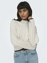 ONLY Maglione SOLO Chick da donna color crema