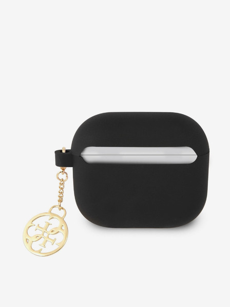 Guess 4G Charm Silikonové AirPods 3 Black Case