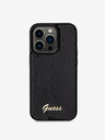 Guess Sequin Script Logo Zadní Kryt pro iPhone 14 Pro Black Phone case