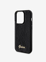 Guess Sequin Script Logo Zadní Kryt pro iPhone 14 Pro Black Phone case