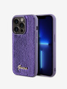 Guess Sequin Script Logo Zadní Kryt pro iPhone 15 Pro Purple Phone case