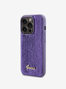 Guess Sequin Script Logo Zadní Kryt pro iPhone 15 Pro Purple Phone case