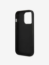 Guess PU 4G Stripe Zadní Kryt pro iPhone 14 Pro Max Grey Phone case