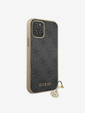 Guess 4G Charm Zadní Kryt pro iPhone 12/12 Pro 6.1 Grey Phone case