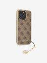 Guess 4G Charm Zadní Kryt pro iPhone 13 Pro Brown Phone case