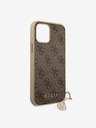 Guess 4G Charm Zadní Kryt pro iPhone 12 Pro Max 6.7 Brown Phone case