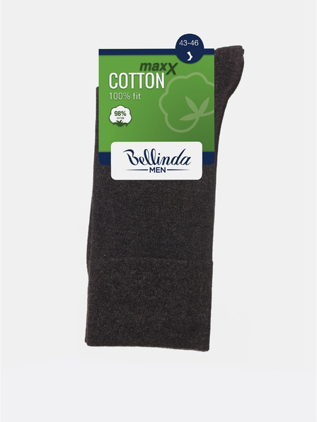 Bellinda Calzini Bellinda COTTON MAXX MEN neri da uomo