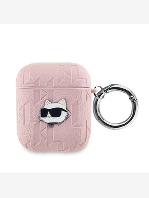 Karl Lagerfeld AirPods 1/2 Pink Case