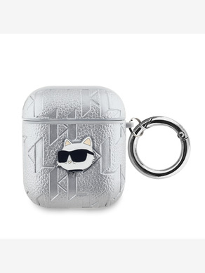 Karl Lagerfeld AirPods 1/2 Silver Case