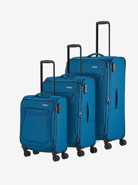 Travelite Set di tre valigie da viaggio Travelite Chios S,M,L Petrol