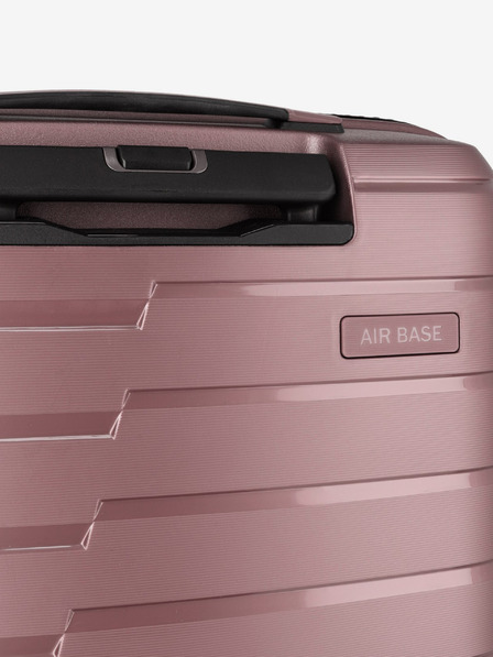 Travelite Travelite Air Base 4w S rosa Valigia da viaggio con tasca frontale