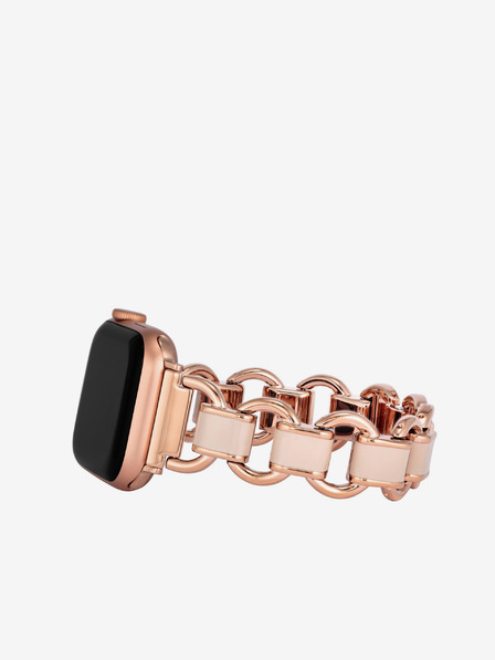 Anne Klein Cinturino da donna per Apple Watch 42/44/45/ultra 49 mm in oro rosa Anne Klein