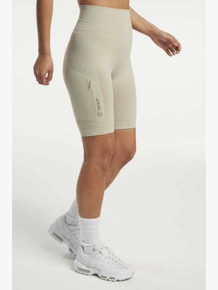 Tenson Pantaloncini funzionali senza cuciture TENSON Donna W Beige