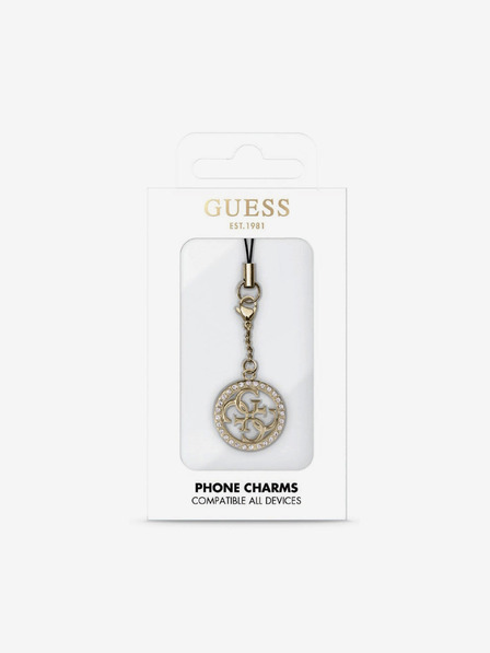 Guess Přívěsek 4G Strass Metal Logo Phone case