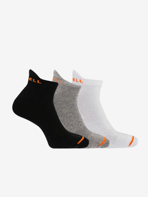 Merrell Cushioned Cotton Low Cut Tab Set of 3 pairs of socks