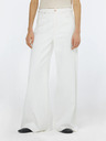 Scotch & Soda Jeans bianchi da donna a gamba larga Scotch & Soda