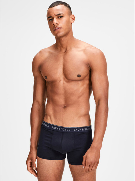 Jack & Jones Set di due boxer Jack & Jones Vincent da uomo blu scuro