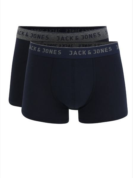 Jack & Jones Set di due boxer Jack & Jones Vincent da uomo blu scuro