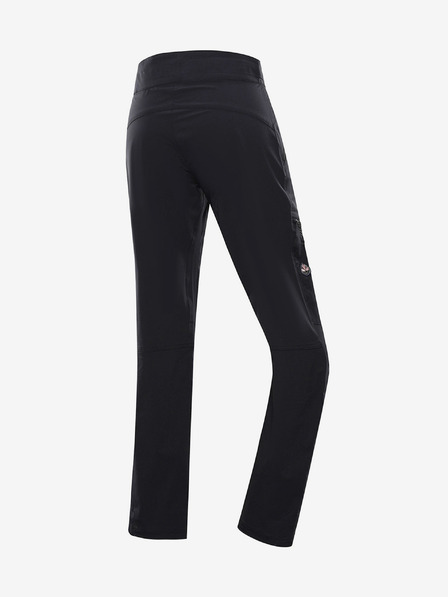 ALPINE PRO Pantaloni softshell neri da donna ALPINE PRO Span
