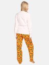 Styx Pigiama Styx Cactus arancione e bianco da donna