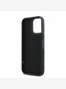 Karl Lagerfeld Karl Lagerfeld 3D Rubber Glitter Logo Back Cover per iPhone 15 Pro Nero
