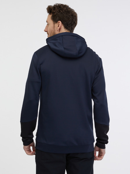 Sam 73 Felpa con cappuccio blu scuro da uomo con zip SAM 73 Emanuel