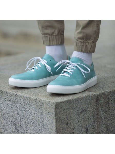 Vasky Scarpe da ginnastica / stivali da donna in pelle color menta Vasky Teny