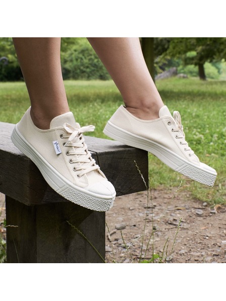 Vasky Scarpe da ginnastica di tela da donna / stivali beige Vasky Kanvasky