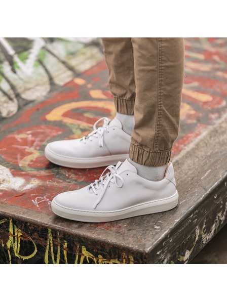 Vasky Sneakers donna in pelle / stivali bianco Vasky