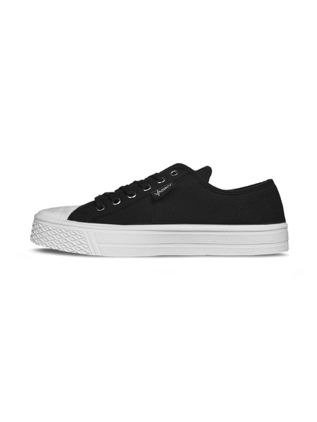Vasky Scarpe da ginnastica di tela da donna / stivali neri e bianchi Vasky Kanvasky
