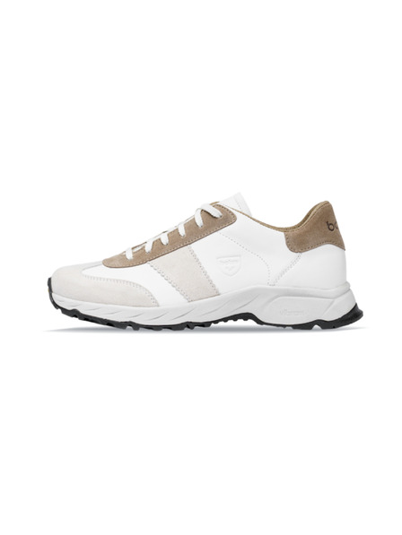 Vasky Botas Nordic Mellow - Scarpe da ginnastica/scarponi da donna in pelle per esterni bianco-marrone produzione ceca - Zlín