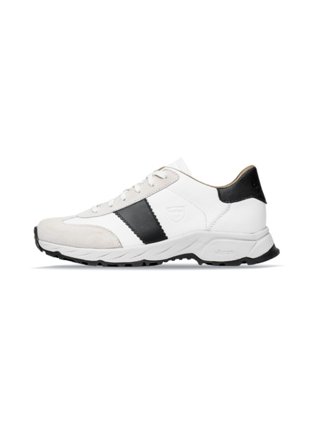 Vasky Botas Nordic Shadow - Scarpe da ginnastica all'aperto in pelle da donna / stivali bianco-nero Produzione ceca: Zlín