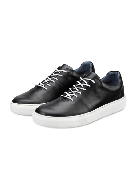 Vasky Scarpe da ginnastica / stivali da donna in pelle nera e bianca Vasky Teny