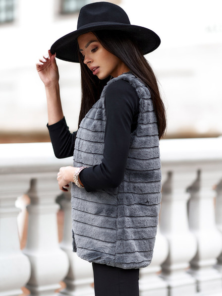 Edoti EDOTI Gilet da donna, grigio scuro
